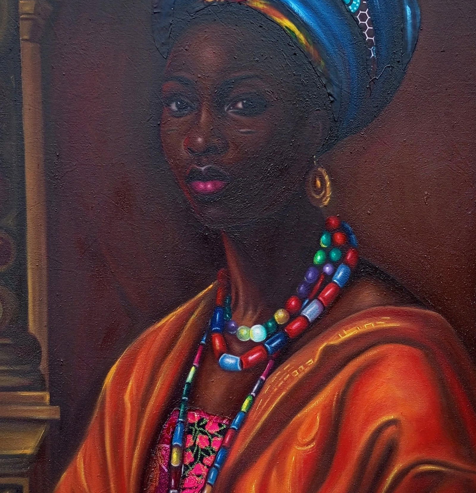 Bakare Abubakri-sideeq Babatunde, Onileke Ara (Beaded in Style) 2 -21st Century Contemporary, - 6