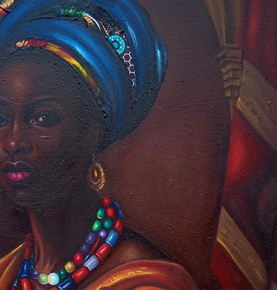 Bakare Abubakri-sideeq Babatunde, Onileke Ara (Beaded in Style) 2 -21st Century Contemporary, - 9