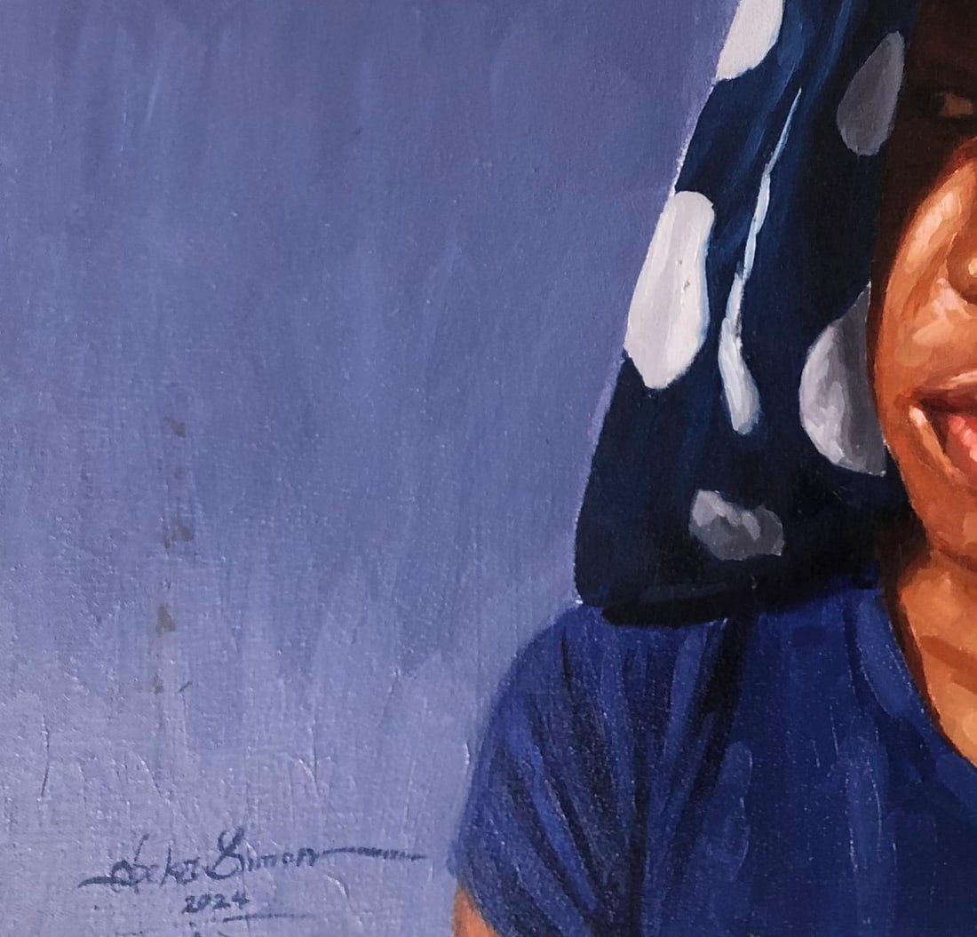 Simon Obeka, Vision of Twilight 1 - 21st Century, Contemporary, Figurative, Women, Realism, 2024 - 7