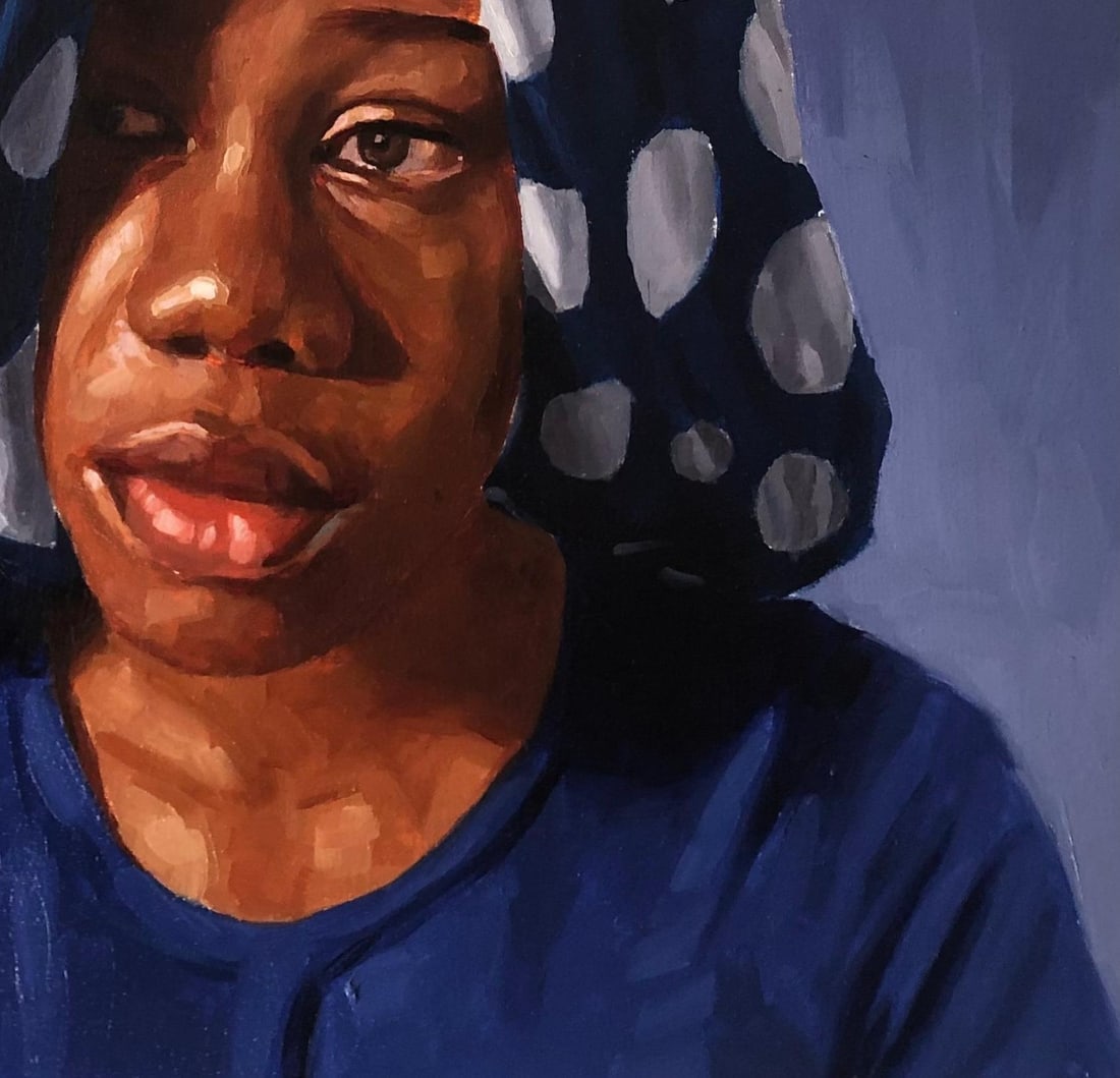 Simon Obeka, Vision of Twilight 1 - 21st Century, Contemporary, Figurative, Women, Realism, 2024 - 2