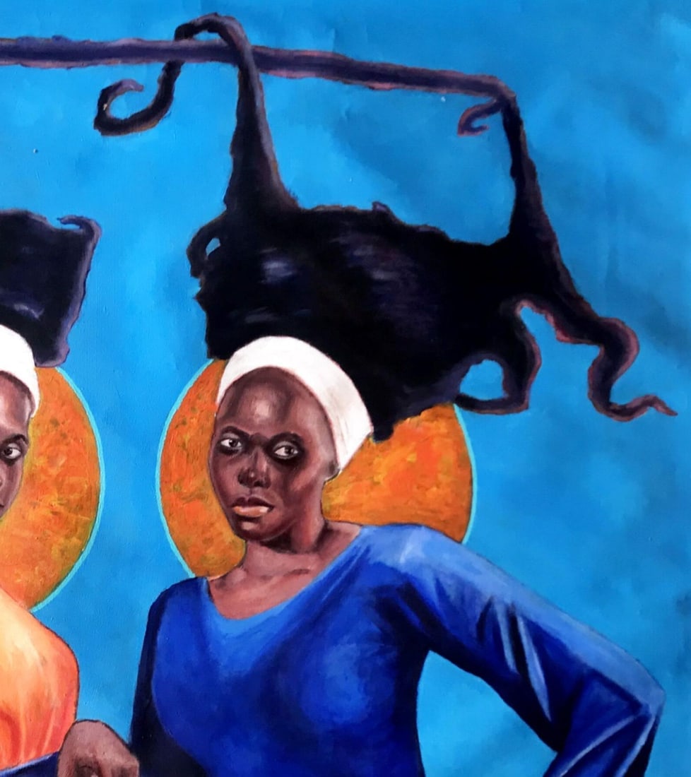 Ibitoye Emmanuel, Matchless Bond - 21st Century, Contemporary, Figurative, Women, Love, Fashion, - 13