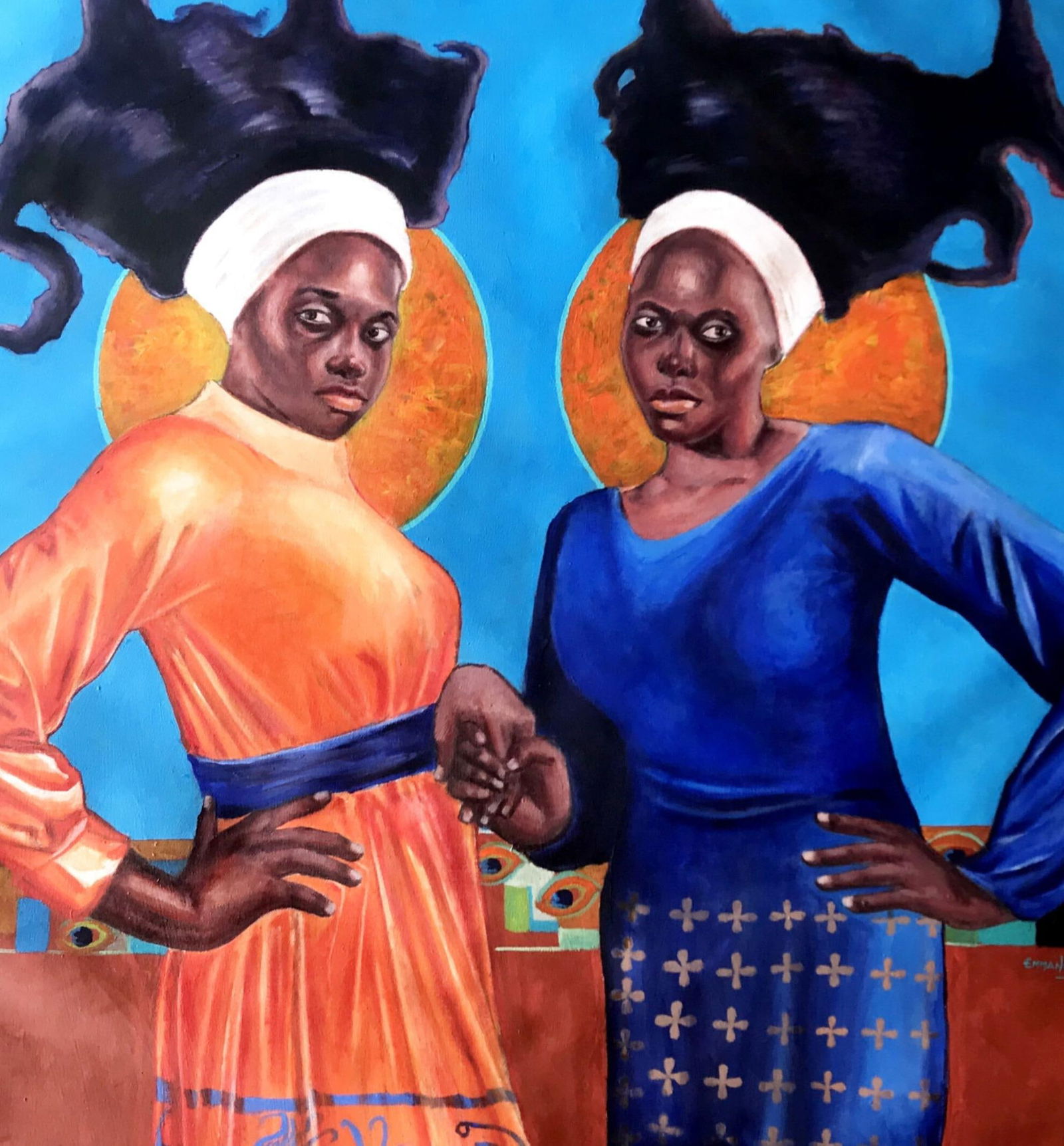 Ibitoye Emmanuel, Matchless Bond - 21st Century, Contemporary, Figurative, Women, Love, Fashion, - 4