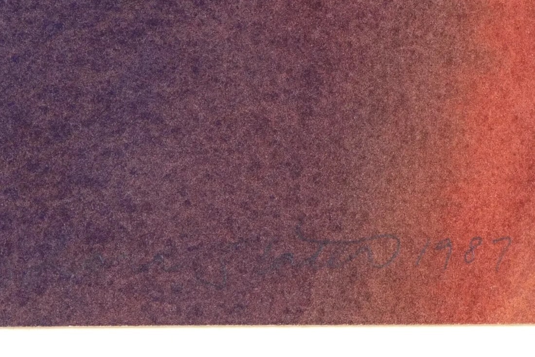 LORI SLATER California watercolor Back Door Cat compare at $1400 - 4