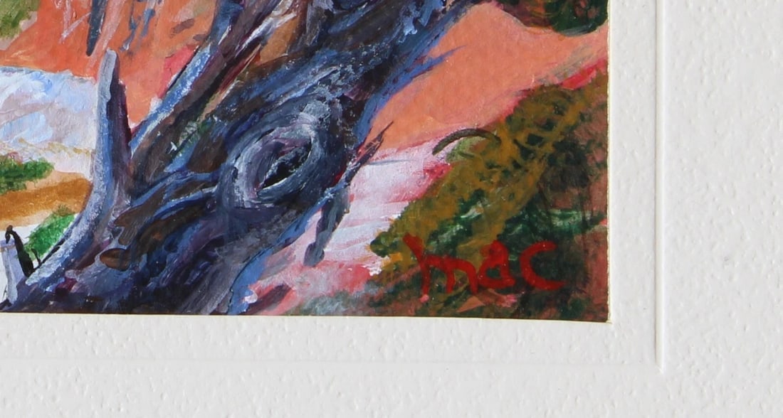 JOHN W. McCLENDON "PIKE'S PEAK" acrylic painting - 5