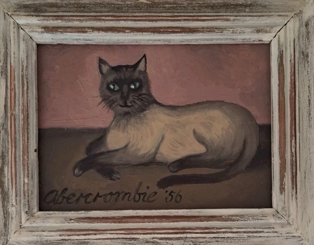 IN THE MANNER OF/AFTER Gertrude Abercrombie (1909 - 1977) IL Artist Oil: Title: IN THE MANNER OF/AFTER Gertrude Abercrombie (1909 - 1977) IL Artist OilDescription:Gertrude Abercrombie "56 (1909 - 1977) was active/lived in Illinois, Wisconsin / Germany. Gertrude