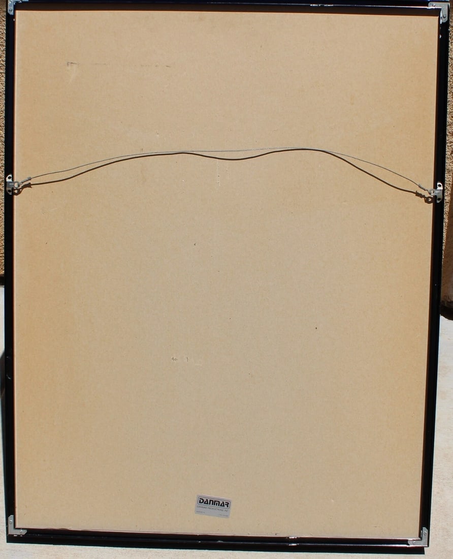 Artist Unidentified Mixed Media Collage with Fan & Scrolls titled Ming Dynasty - 7