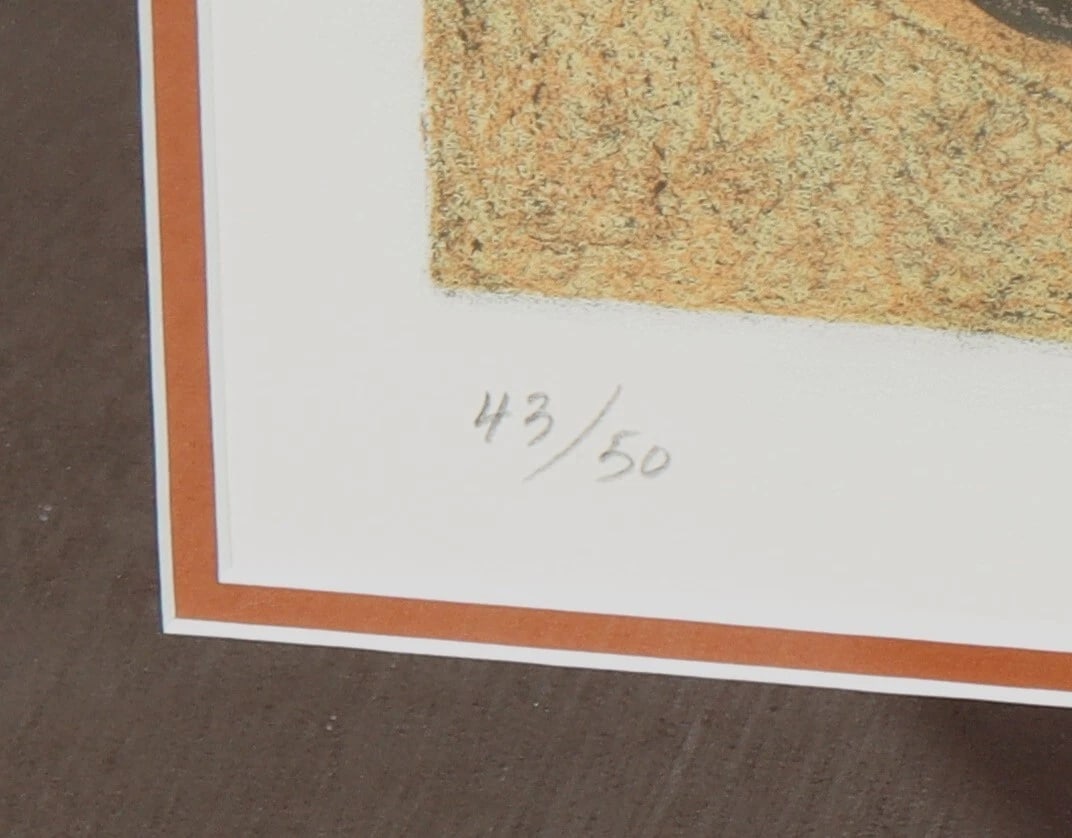 BARBARA BERETICH California Modernist S/N Color Lithograph Heavenly Bodies 43/50 - 4