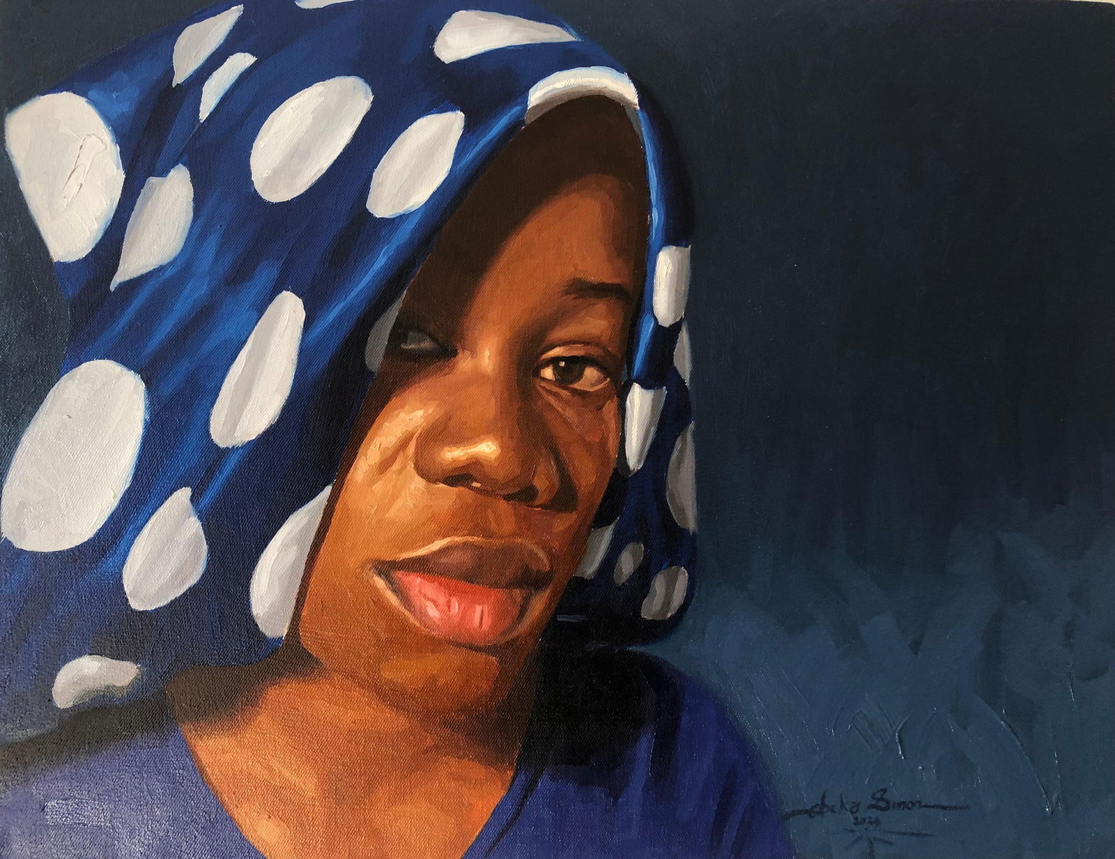 Simon Obeka, Vision of Twilight 2 - 21st Century, Contemporary, Figurative, Women, Realism, 2024 - 4