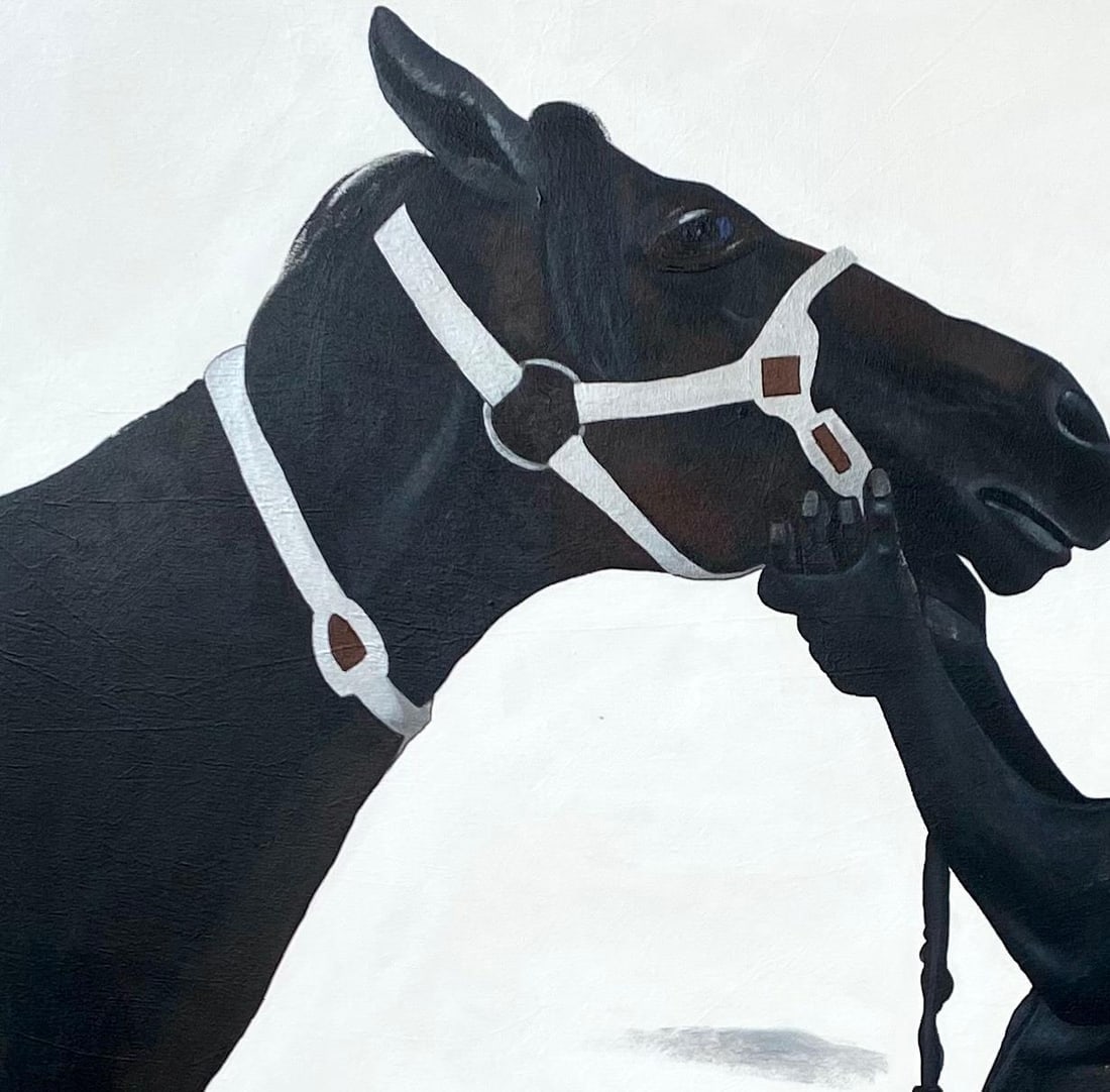 Samson Toba, Relentless - 21st Century, Contemporary, Figurative Portrait, Horse, Cowboy, Man, 2024 - 6