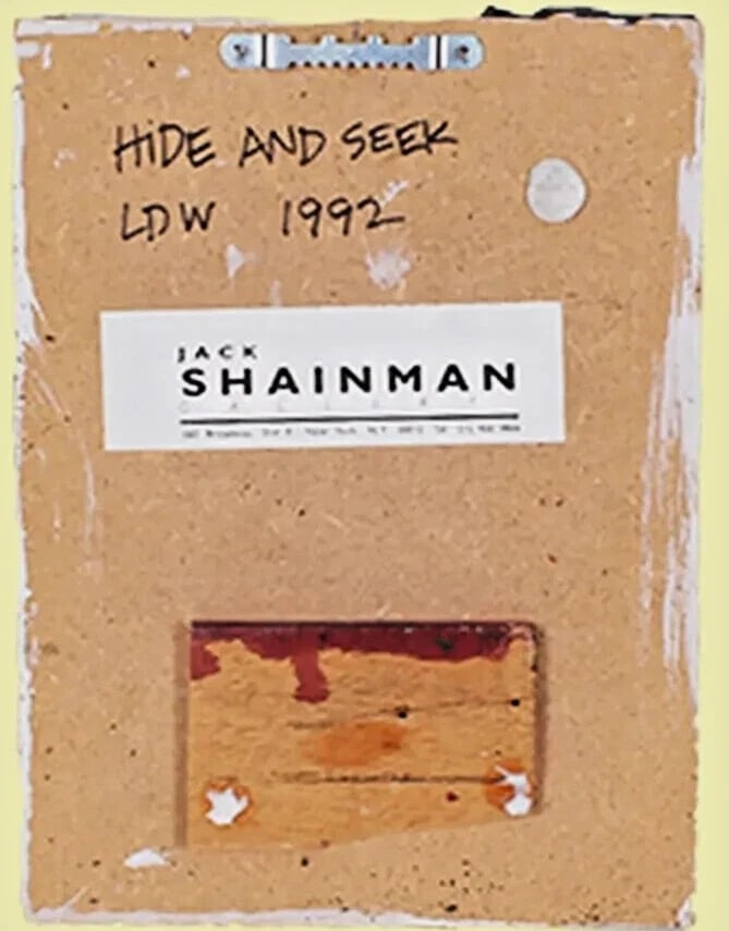 LESLIE D WAYNE Fine Gallery Provenance Hide & Seek 1992 Abstract - 4