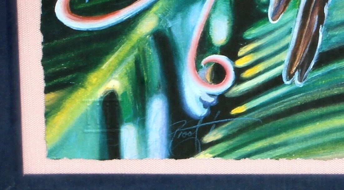 BRETT LIVINGSTONE STRONG Bird of Paradise Artist's Proof Serigraph - 5