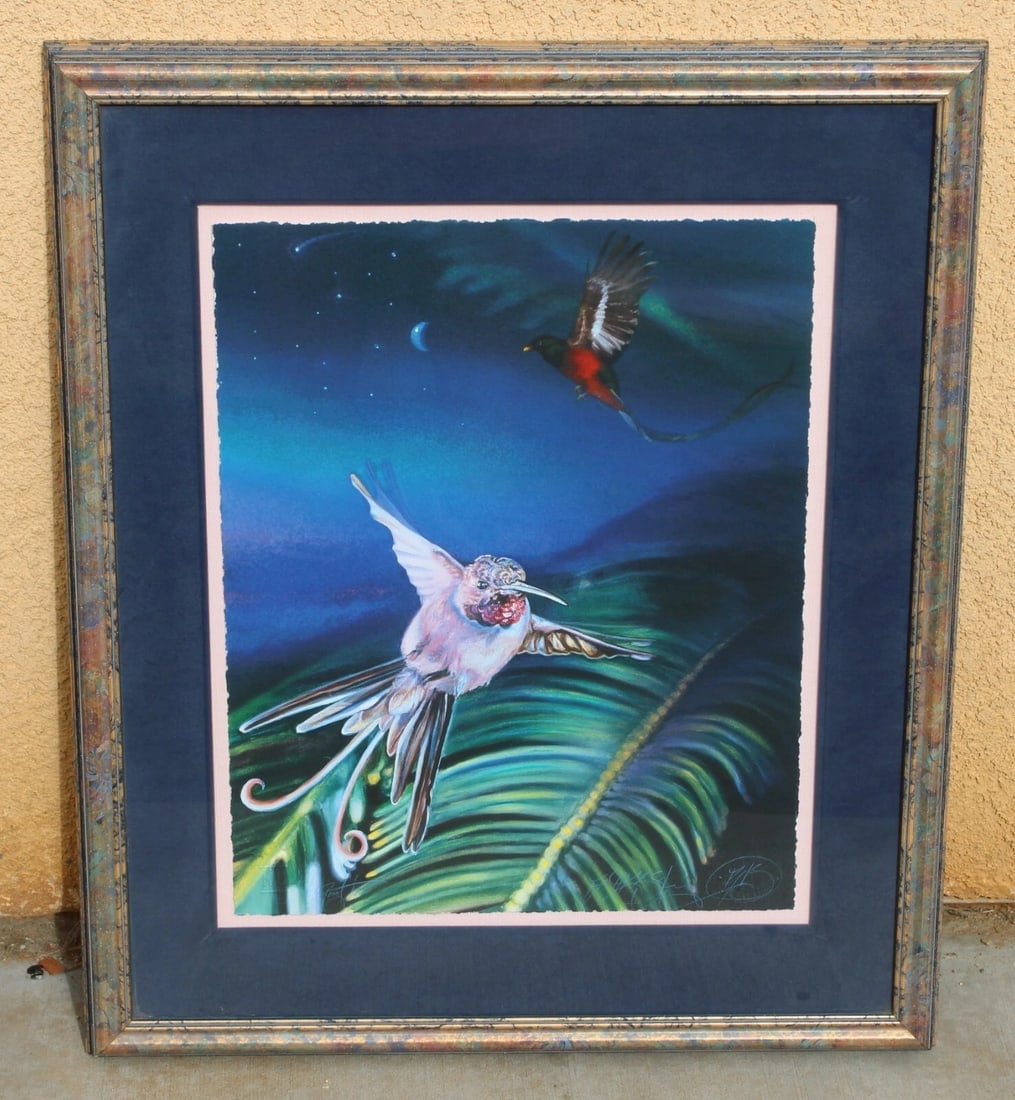 BRETT LIVINGSTONE STRONG Bird of Paradise Artist's Proof Serigraph - 7