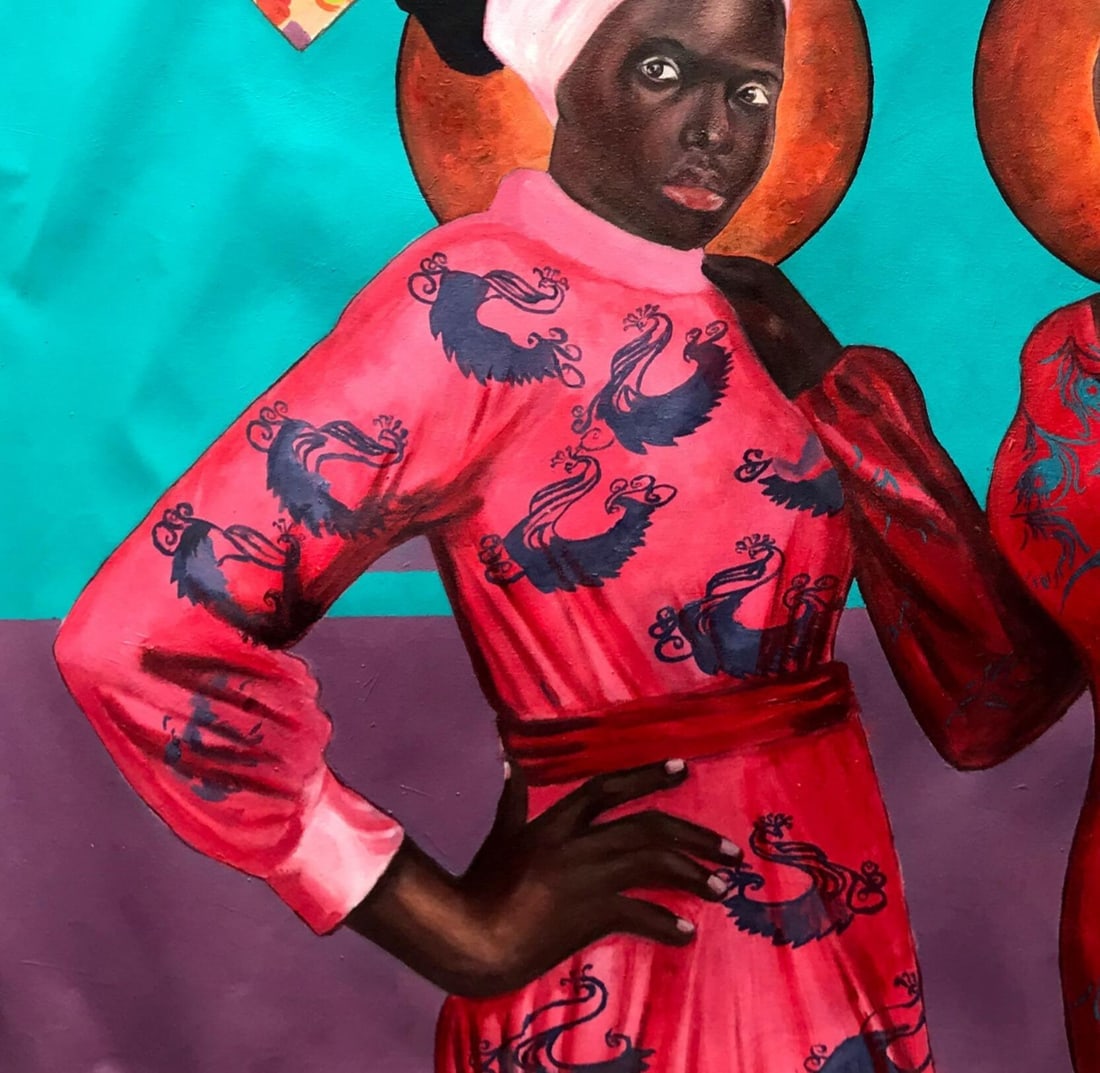 Ibitoye Emmanuel, Ally - 21st Century, Contemporary, Figurative, Women, Love, Fashion, Modern Art, - 8