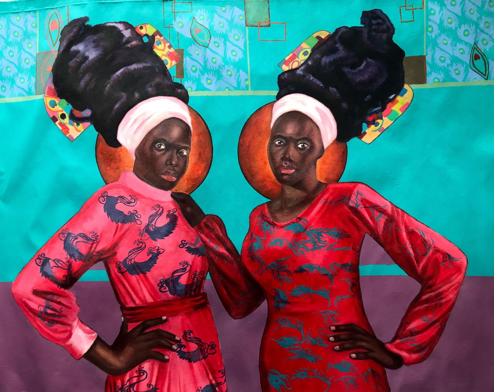 Ibitoye Emmanuel, Ally - 21st Century, Contemporary, Figurative, Women, Love, Fashion, Modern Art, - 5