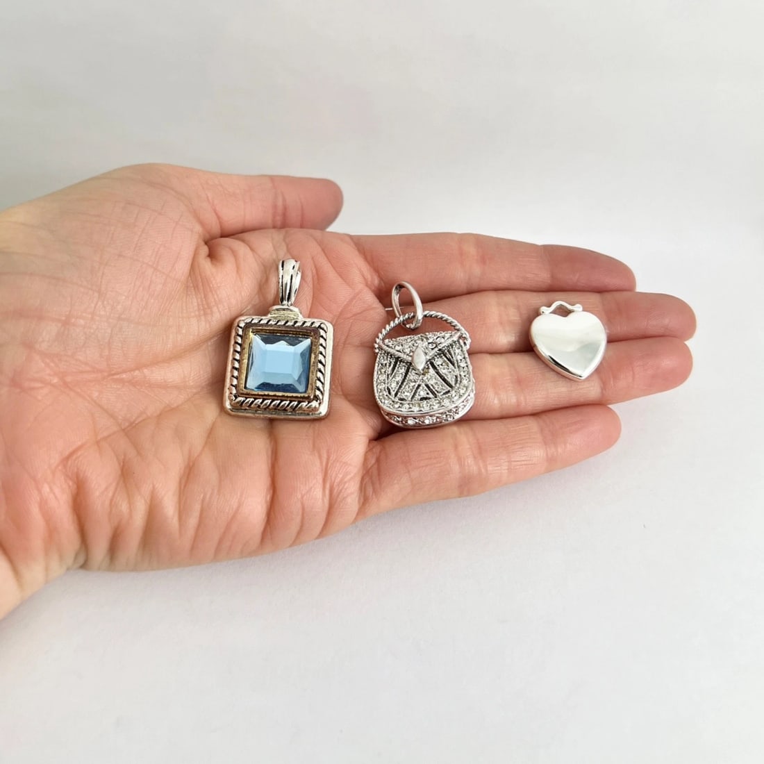 Vintage Estate Mixed Jewelry Lot, Topaz Gold-Plated More, 20 Pieces, 125.33 Gram - 7