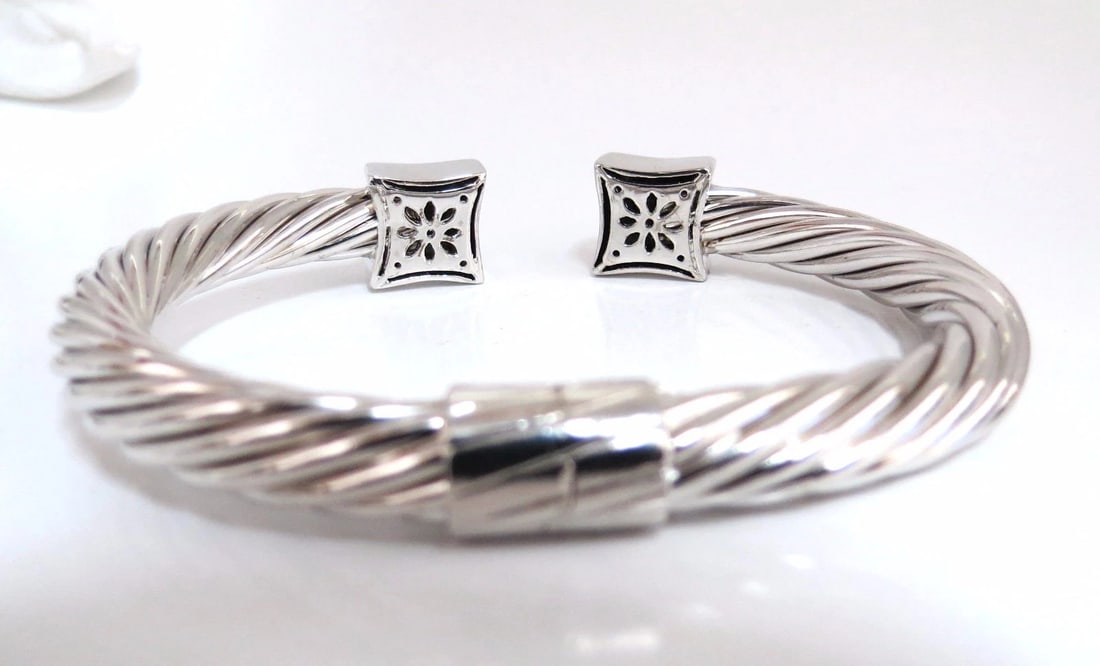 .26ct Diamonds Earrings, Bangle Set 14kt & Silver** - 7