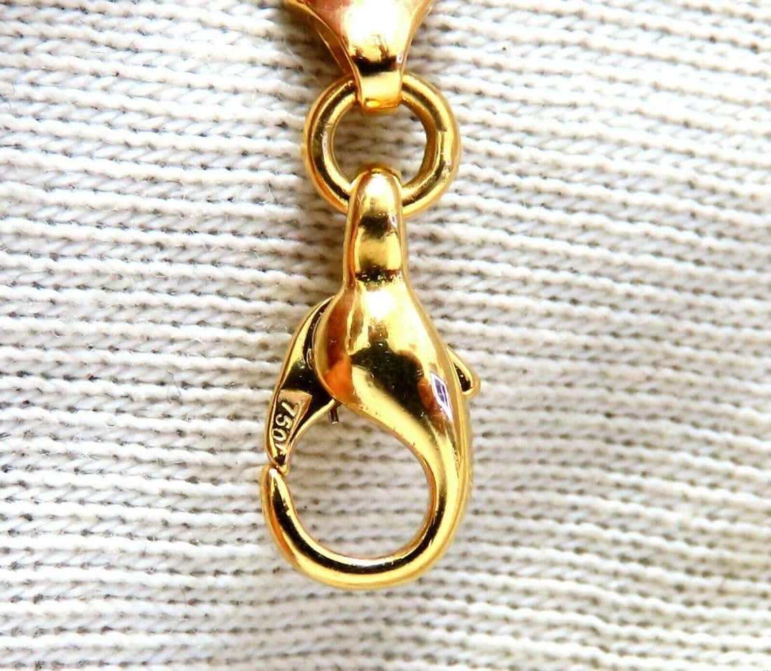 1.63ct Natural Round Diamonds Rectangular Vector Curb Link Bracelet 18kt** - 7