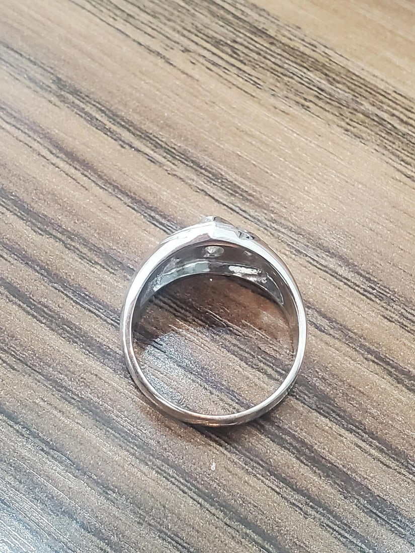 1.00 Natural Carat Diamond Cluster Ring 14 Karat H-Vs2 French Pave 42130** - 2