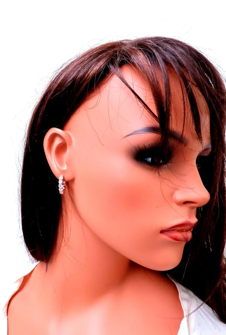 Natural Diamonds Quarter Sized 1.98ct 14kt Rose Gold 12377 - 6