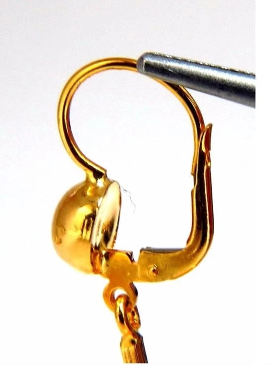 18 Karat Watermelon Dangle Earrings 14447** - 5