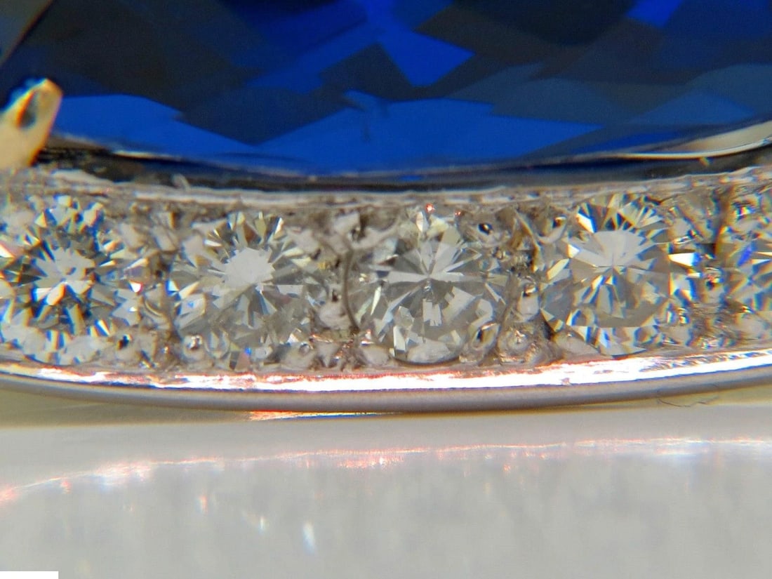 20.45ct GIA Certified Magnificent Natural Tanzanite Ring 18kt Gold 10038** - 7