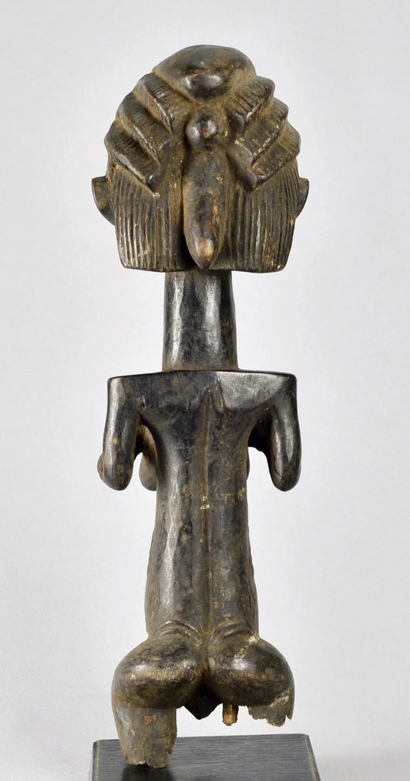 Superb LUBA Large 18" female figure statue sculpture Congo African Tribal 1619 - 2