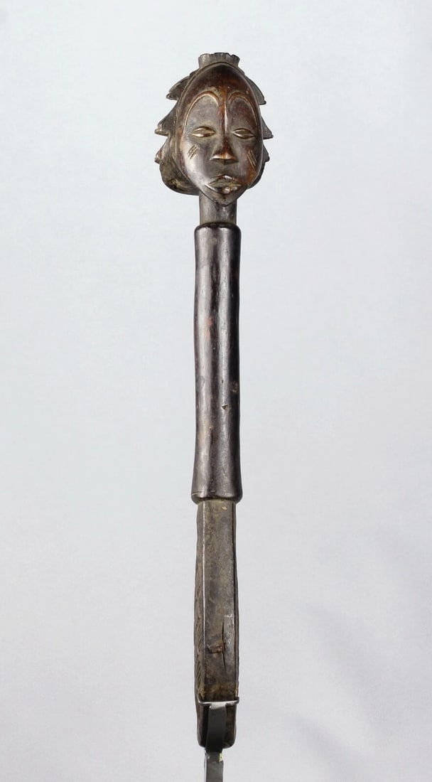 Superb LUBA Shankadi Axe figure statue Congo African Tribal Art 1405 - 3