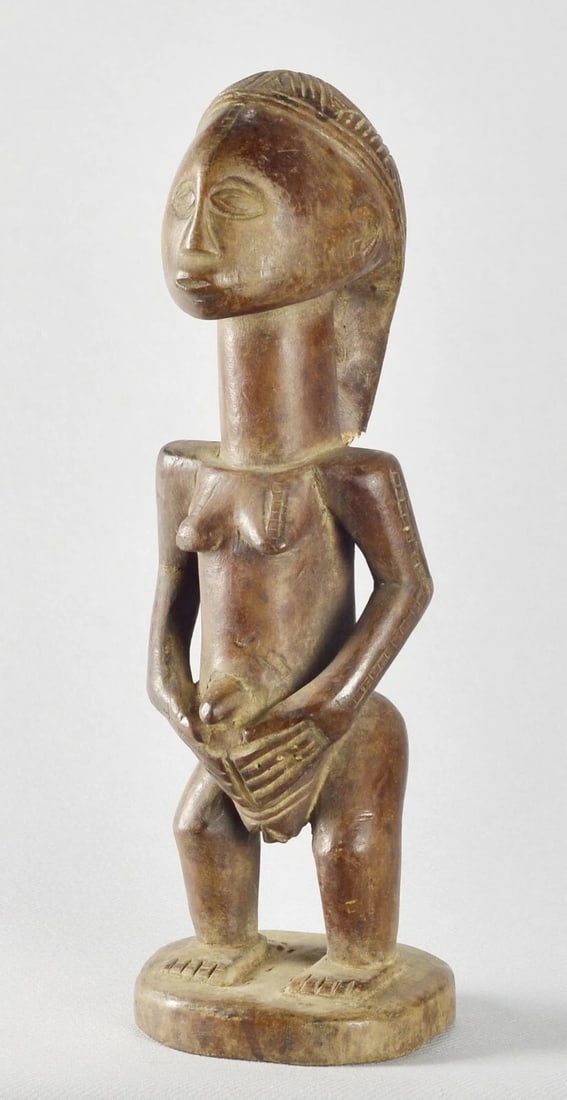 Cute TABWA ancestor figure statue Congo Drc African sculpture Tribal Art 1563 - 6