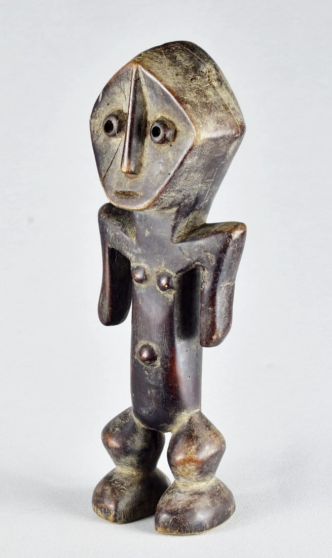 Nice LEGA Figure Iginga statue Bwami Cult Congo Drc African Tribal Art MC 1908 - 3