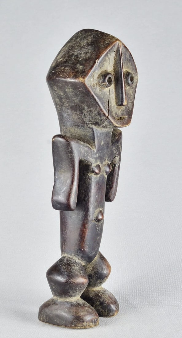 Nice LEGA Figure Iginga statue Bwami Cult Congo Drc African Tribal Art MC 1908 - 7