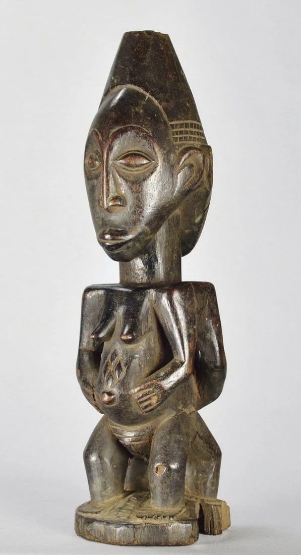 Beautiful HEMBA Kabeja figure janus Statue Congo DRC African Tribal Art 1634 - 2