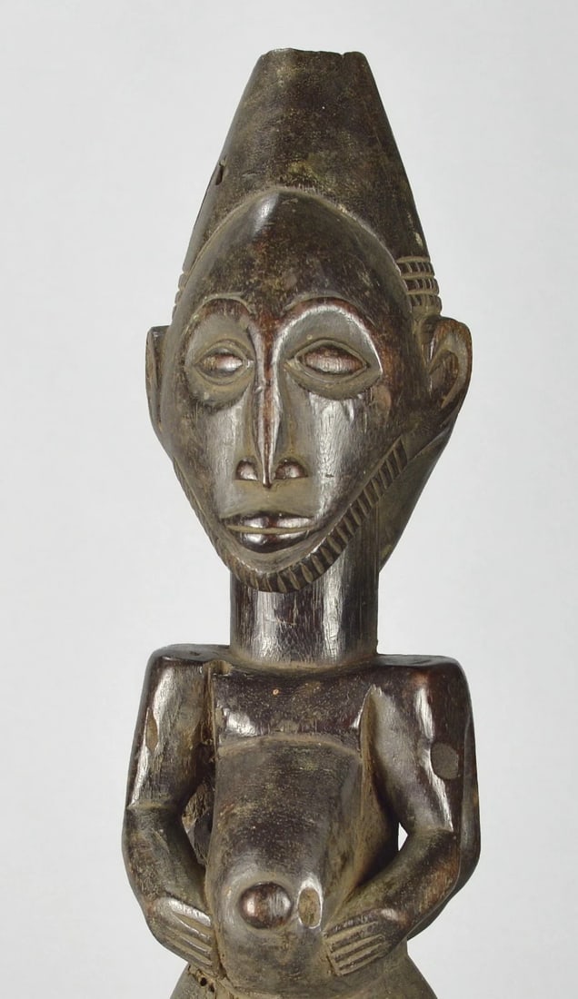 Beautiful HEMBA Kabeja figure janus Statue Congo DRC African Tribal Art 1634 - 7