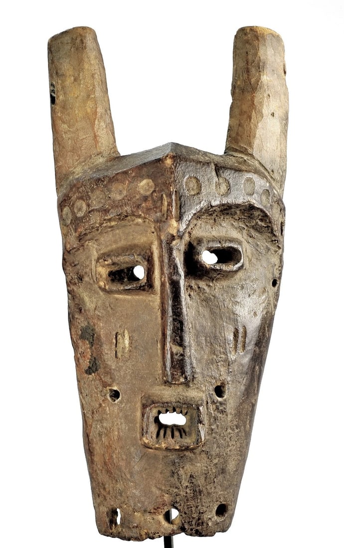 Rare LEGA KWAME Kayamba Mask Bwami Cult Congo Drc African Tribal Art 1101 - 2