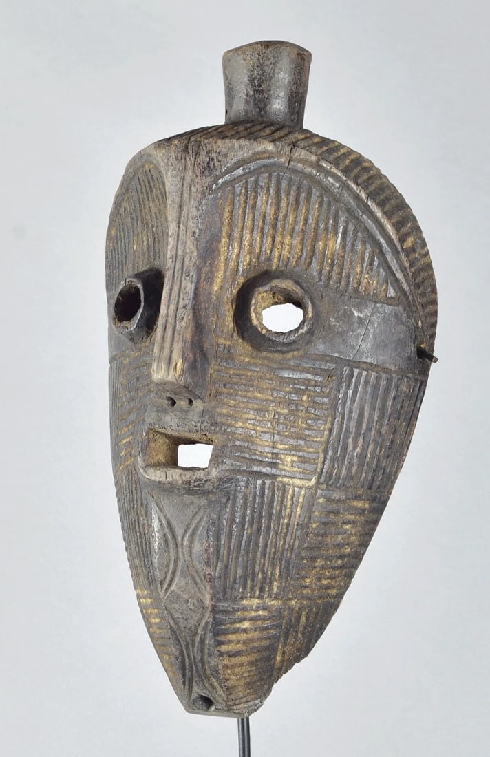Beautiful &Large Metoko Mask Mituku Congo African Tribal Art MC 1872 - 2