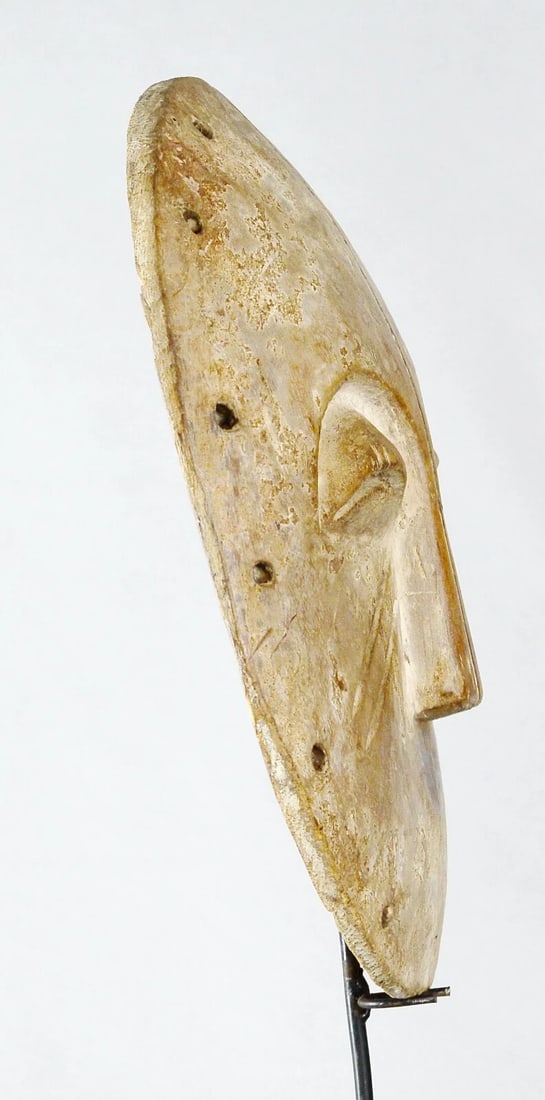 Rare YELA Mask Congo Rdc Zaire Kongo African Tribal Art MBOLE BAMBOL 2093 - 9