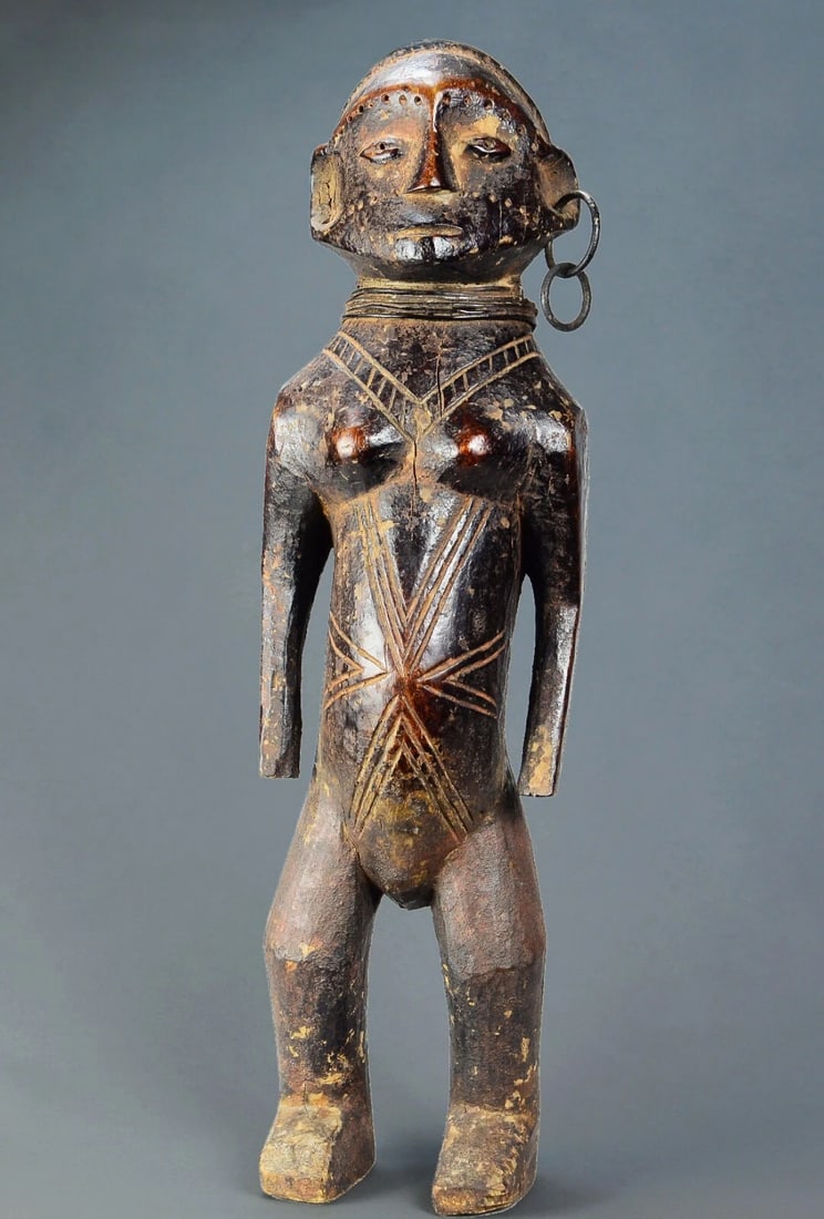 Congo Drc Large Ubangi Figure probably NGBAKA African Tribal Art 2075 - 4