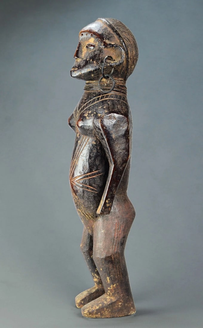 Congo Drc Large Ubangi Figure probably NGBAKA African Tribal Art 2075 - 7