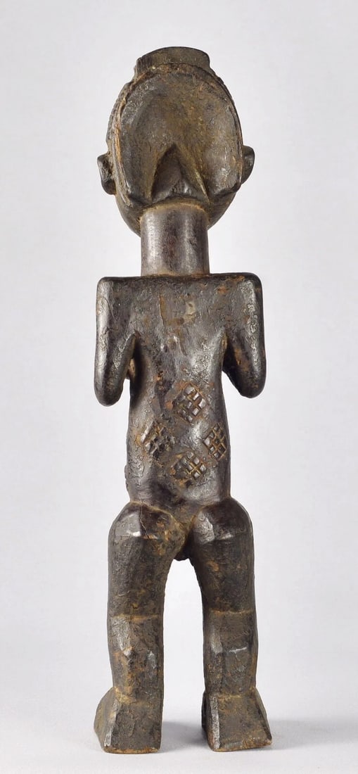 LUBA Beautiful female figure statue sculpture Congo African Tribal 1617 - 12