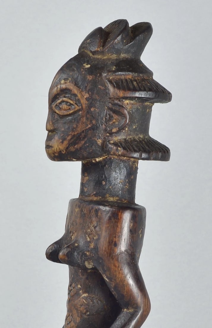 LUBA Shankadi female cult figure statue sculpture Congo Drc African Tribal 1321 - 7