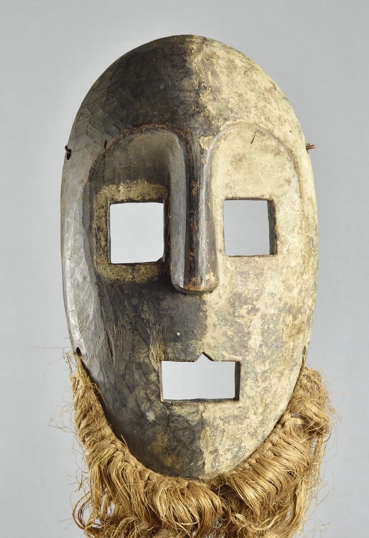 Large KOMO - KUMU wood Mask Ituri Congo Drc African Tribal Art Gallery TA1689 - 2