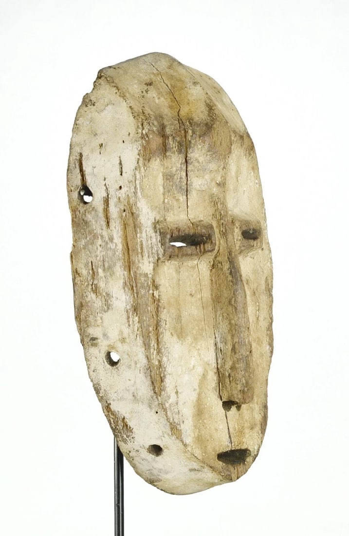 Old LEGA Bwami cult wooden Face Mask Congo Drc Warega African Tribal Art 1127 - 10