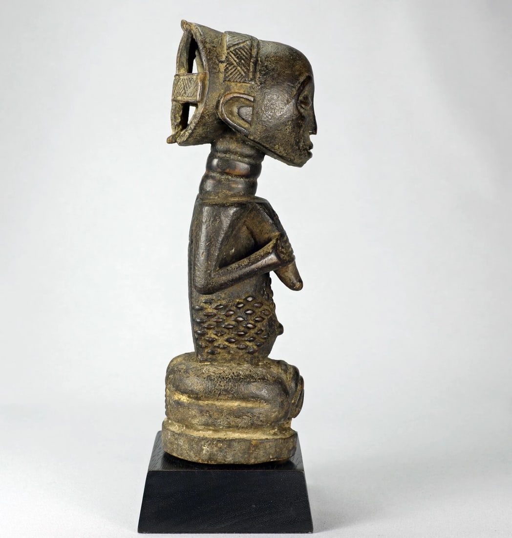 Fine LUBA old cult figure statue sculpture Congo African Tribal Art 1275 - 5