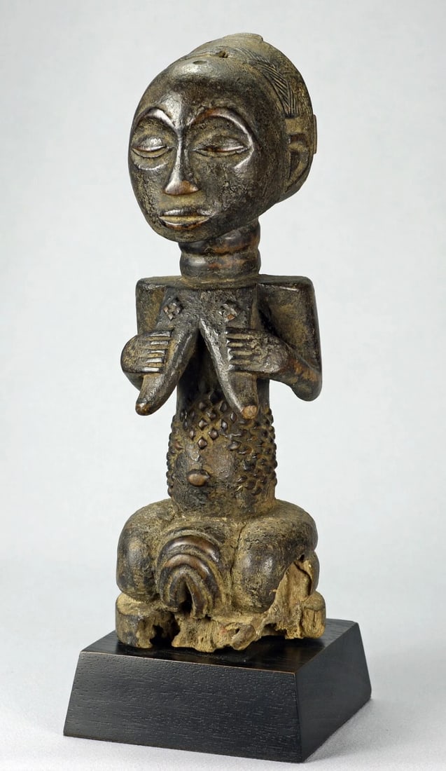 Fine LUBA old cult figure statue sculpture Congo African Tribal Art 1275 - 7
