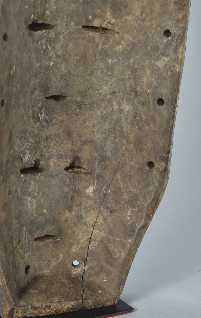 Superb KOMO - KUMU wood pannel Mask Congo Drc African Tribal Art Gallery 1673 - 12