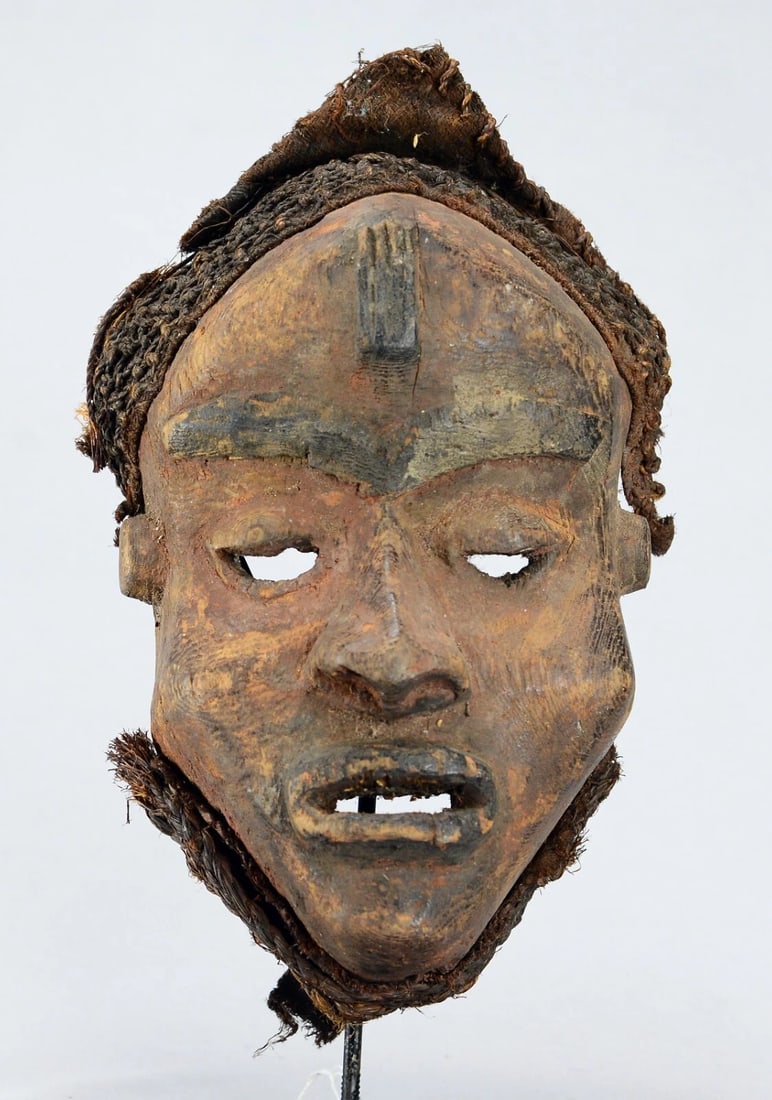 Powerful & Rare old Pende Mbuya Mask DR Congo – African Tribal Art 2191 - 11
