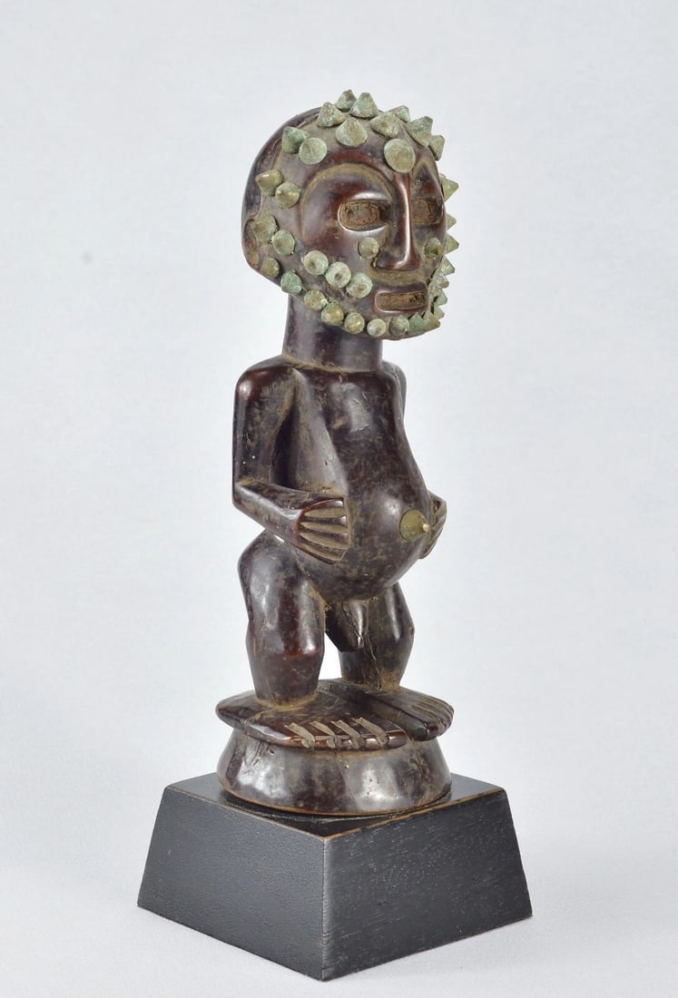 Nice SONGYE Power Figure nail Fetish Congo Drc Zaire African Tribal Art MC 1860 - 6