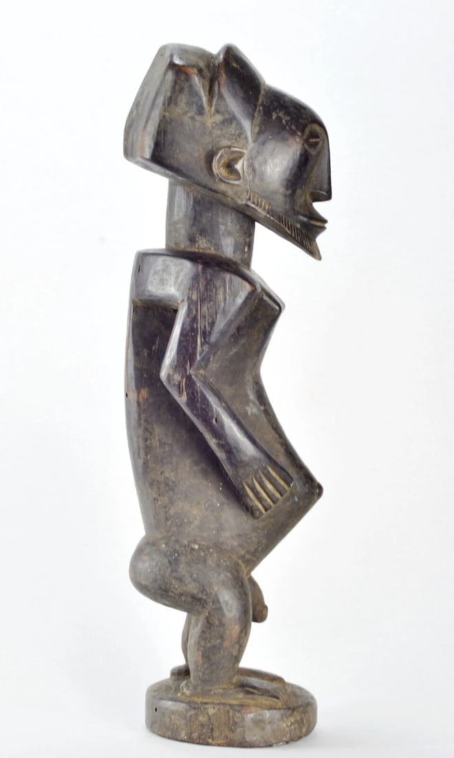 Beautiful KUSU ancestor figure Statue Congo DRC Hemba African Tribal Art MC 1704 - 3