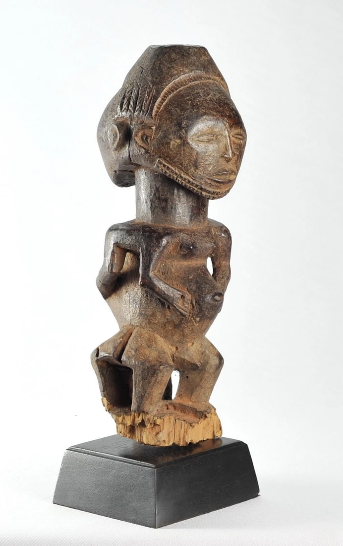 Beautiful HEMBA Kabeja figure janus Statue Congo DRC African Tribal Art 1295 - 7