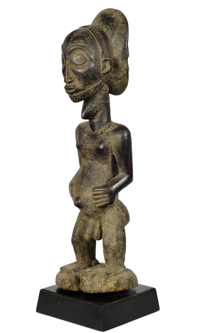 Beautiful ancestor figure Singiti HEMBA statue Congo DRC African Tribal 1481 - 2