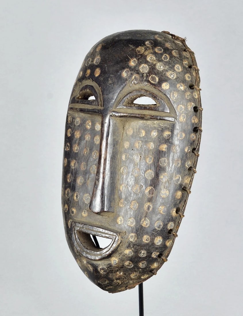 Powerful BALI wood Mask Ituri Area Ndaaka Congo African Tribal Art 1731 - 6